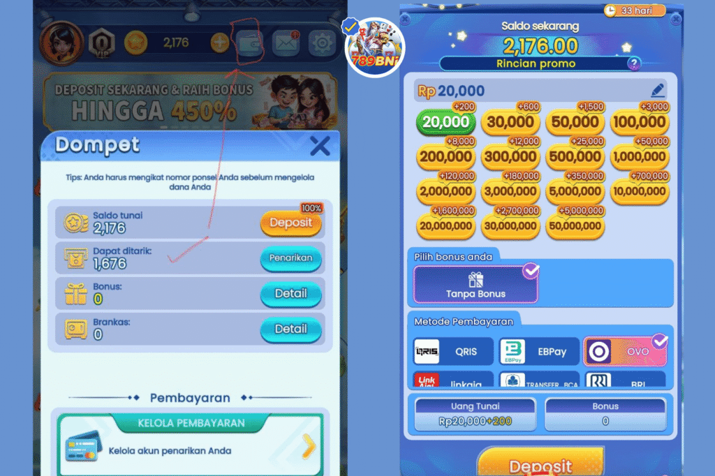 Metode Pembayaran Deposit 789BNI
