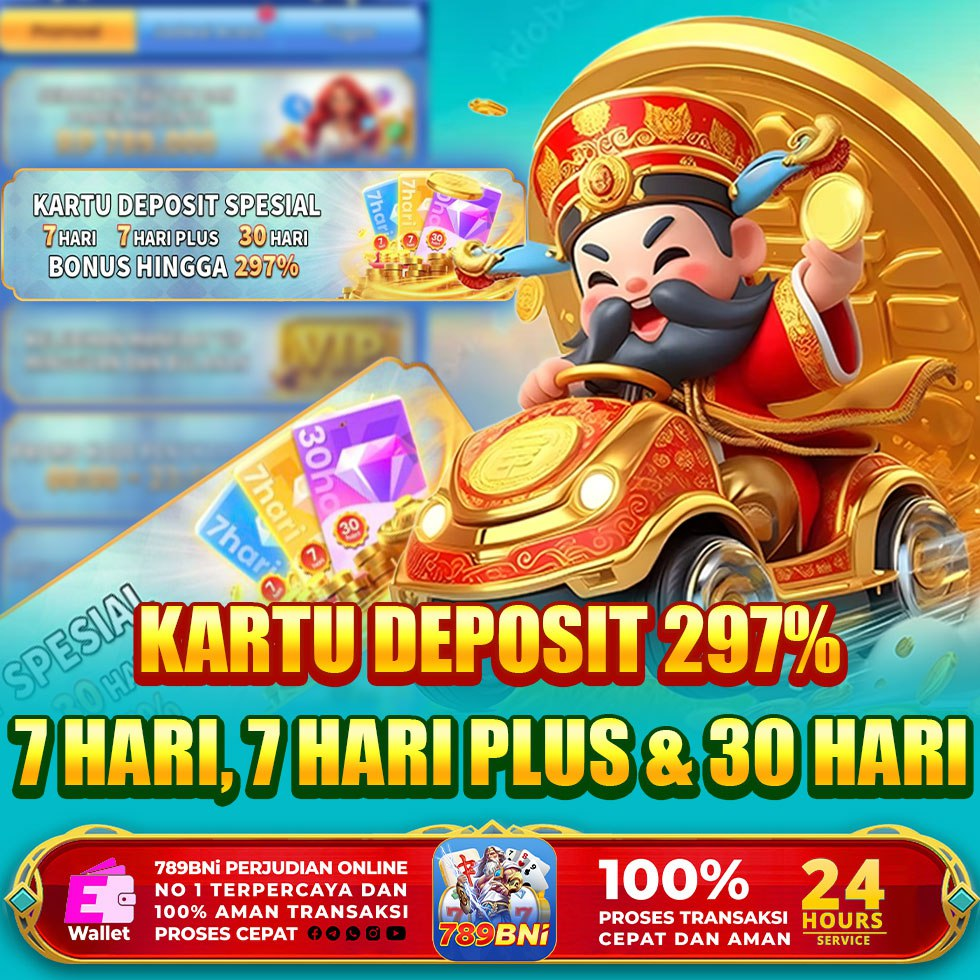 promo kode hari ini - kartu deposit 297% 7 hari, 7 hari plus & 30 hari