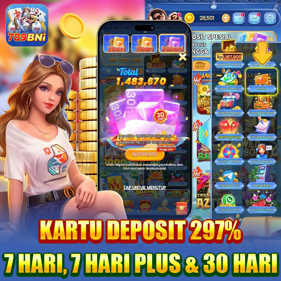 789bni Apk Download - kartu deposit 297% - 7 hari, 7 hari plus & 30 hari