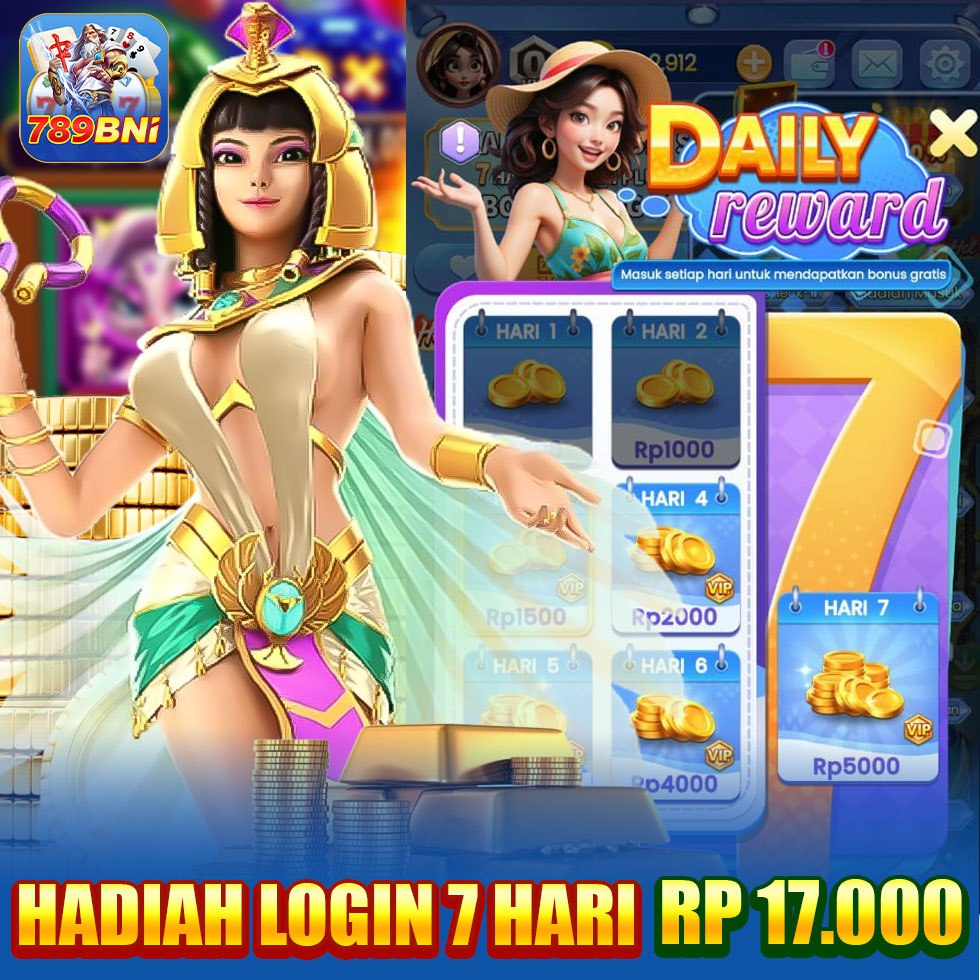 789bni Apk Download - hadiah login 7 hari rp17.000