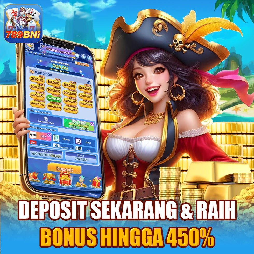 Selamat datang Bonus 450% di 789bni